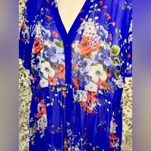 Torrid Sheer babydoll shirt